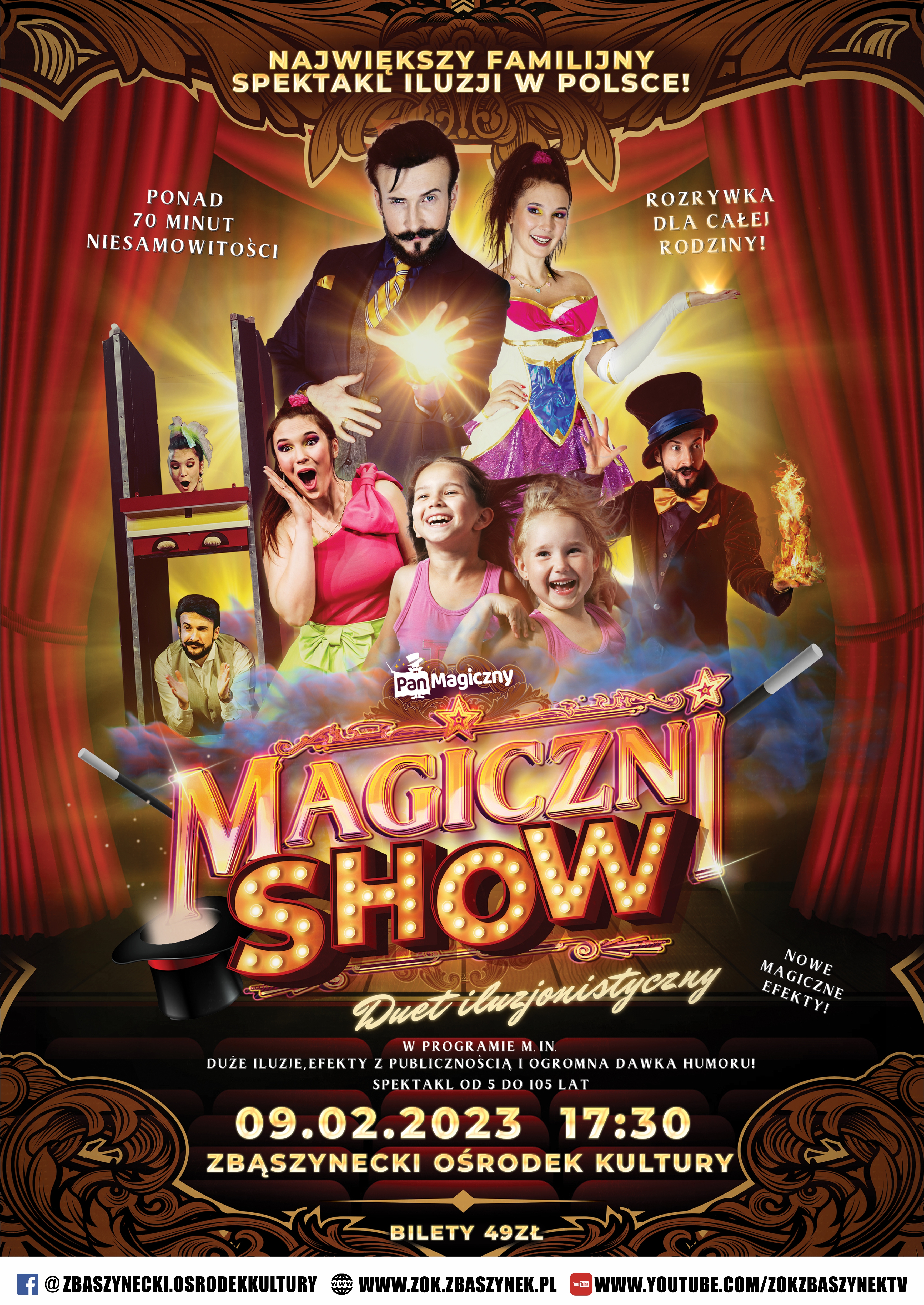 Ilustracja do informacji: Magiczni Show - Największy familijny spektakl iluzji w Polsce