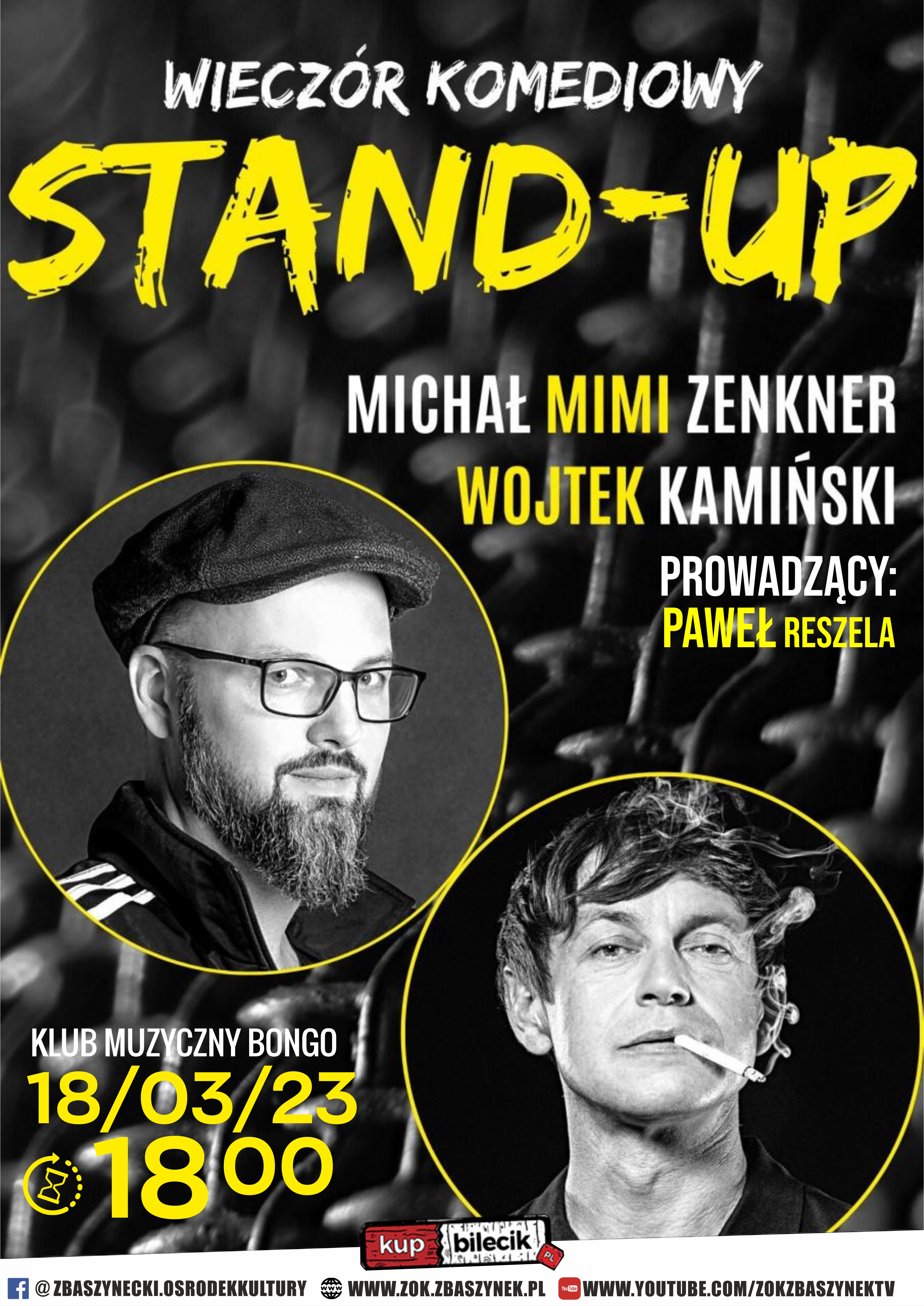 Ilustracja do informacji: STAND-UP - WOJTEK KAMIŃSKI & MICHAŁ ZENKER